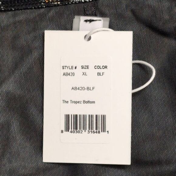 NWT Demi Moore x Andie Black Fireworks Abstract Bikini Tropez Bottom Swimwear XL - Picture 9 of 9